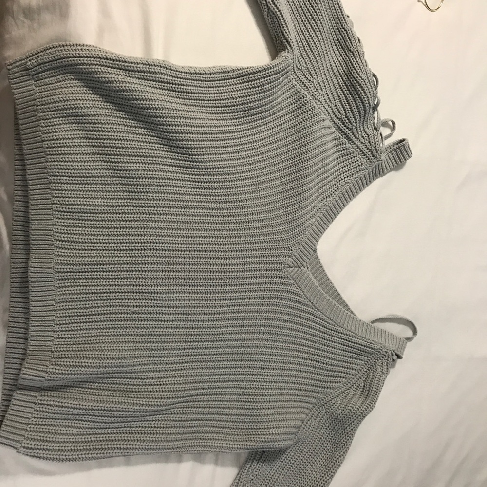 Pacsun Grey Knit Sweater